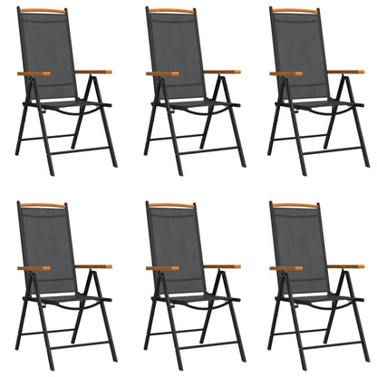 vidaXL Garden Dining Set | Black, Brown