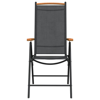 vidaXL Garden Dining Set | Black, Brown