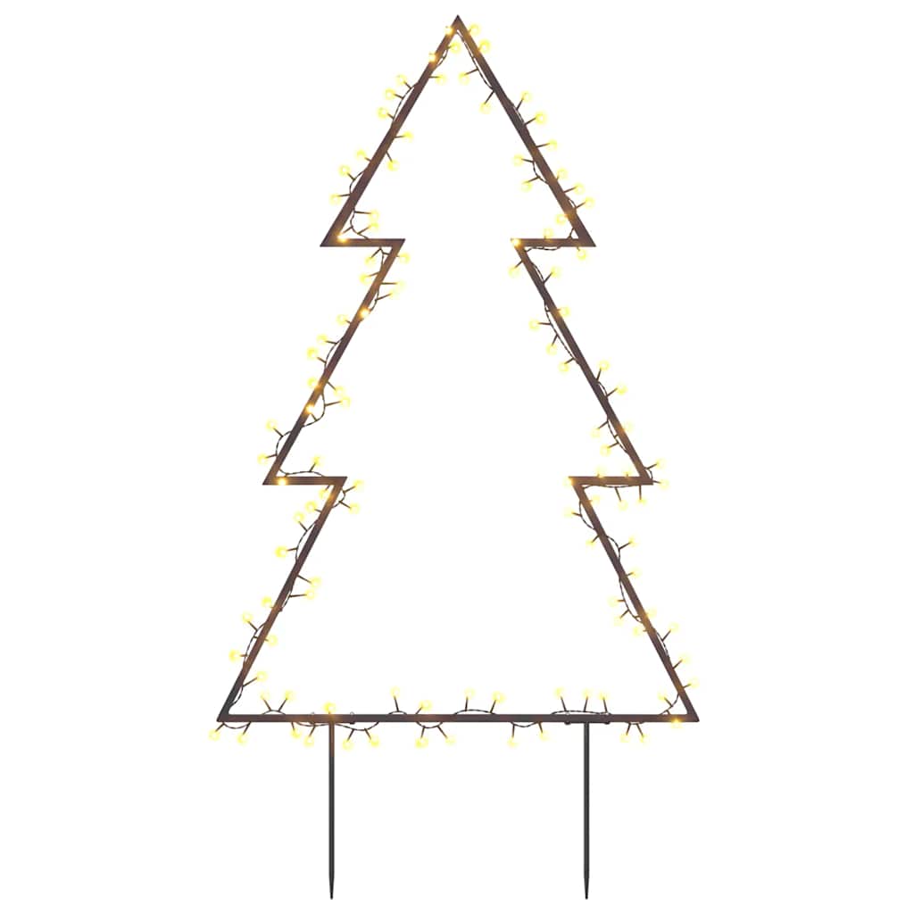 vidaXL Christmas Light Decoration with Spikes Tree 115 LEDs 90 cm