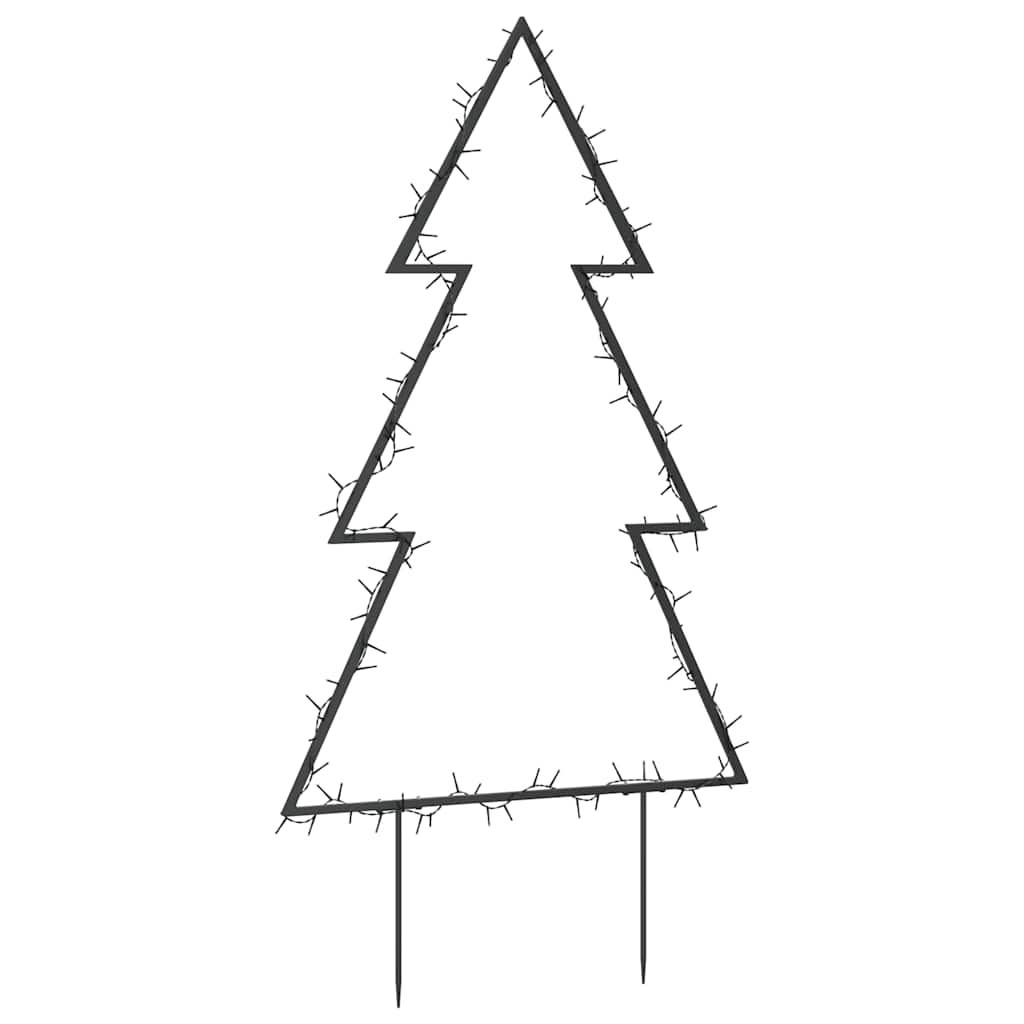 vidaXL Christmas Light Decoration with Spikes Tree 115 LEDs 90 cm