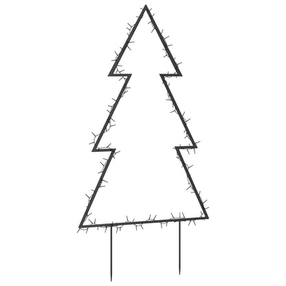vidaXL Christmas Light Decoration with Spikes Tree 115 LEDs 90 cm