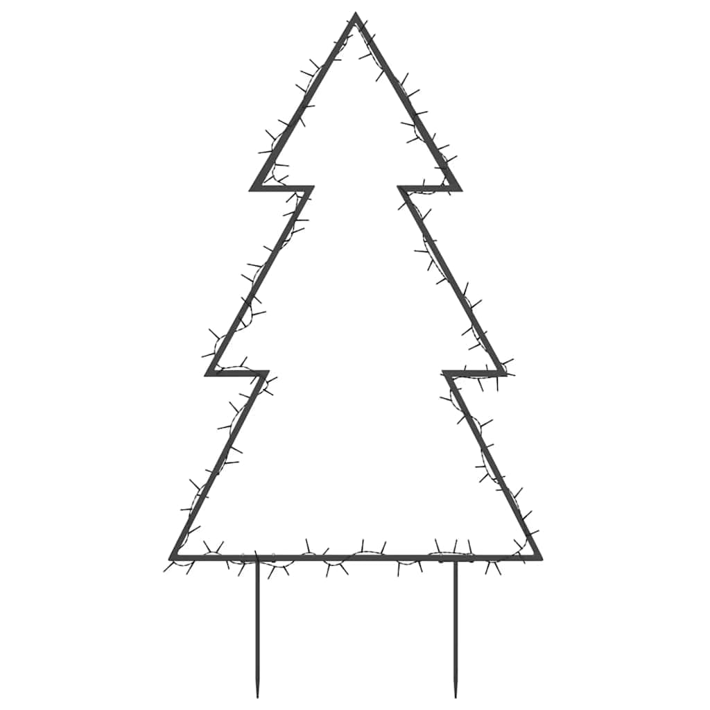 vidaXL Christmas Light Decoration with Spikes Tree 115 LEDs 90 cm