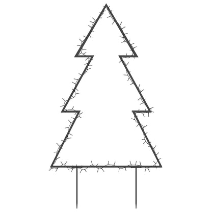 vidaXL Christmas Light Decoration with Spikes Tree 115 LEDs 90 cm