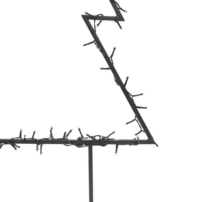 vidaXL Christmas Light Decoration with Spikes Tree 115 LEDs 90 cm