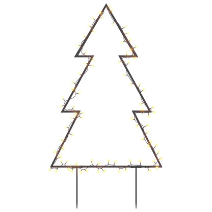 vidaXL Christmas Light Decoration with Spikes Tree 80 LEDs 60 cm