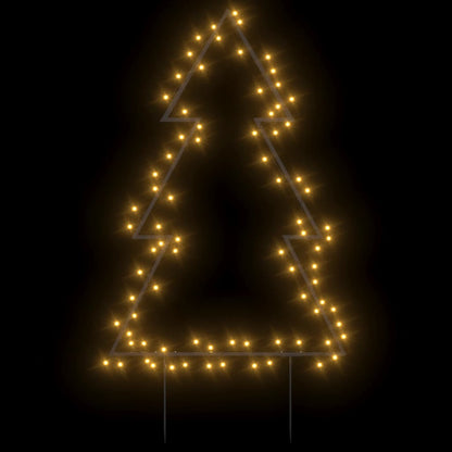 vidaXL Christmas Light Decoration with Spikes Tree 80 LEDs 60 cm