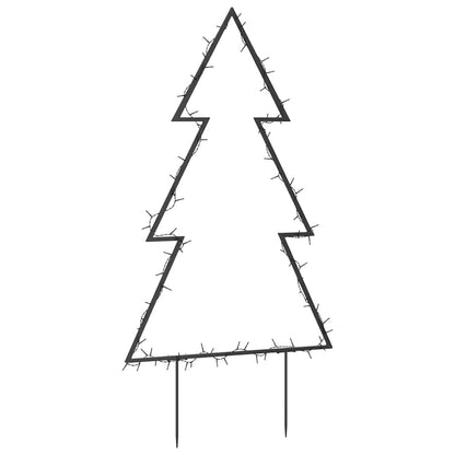 vidaXL Christmas Light Decoration with Spikes Tree 80 LEDs 60 cm