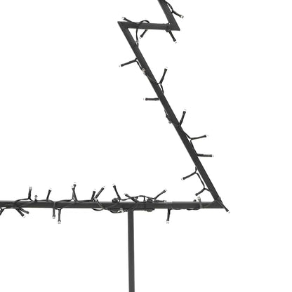 vidaXL Christmas Light Decoration with Spikes Tree 80 LEDs 60 cm