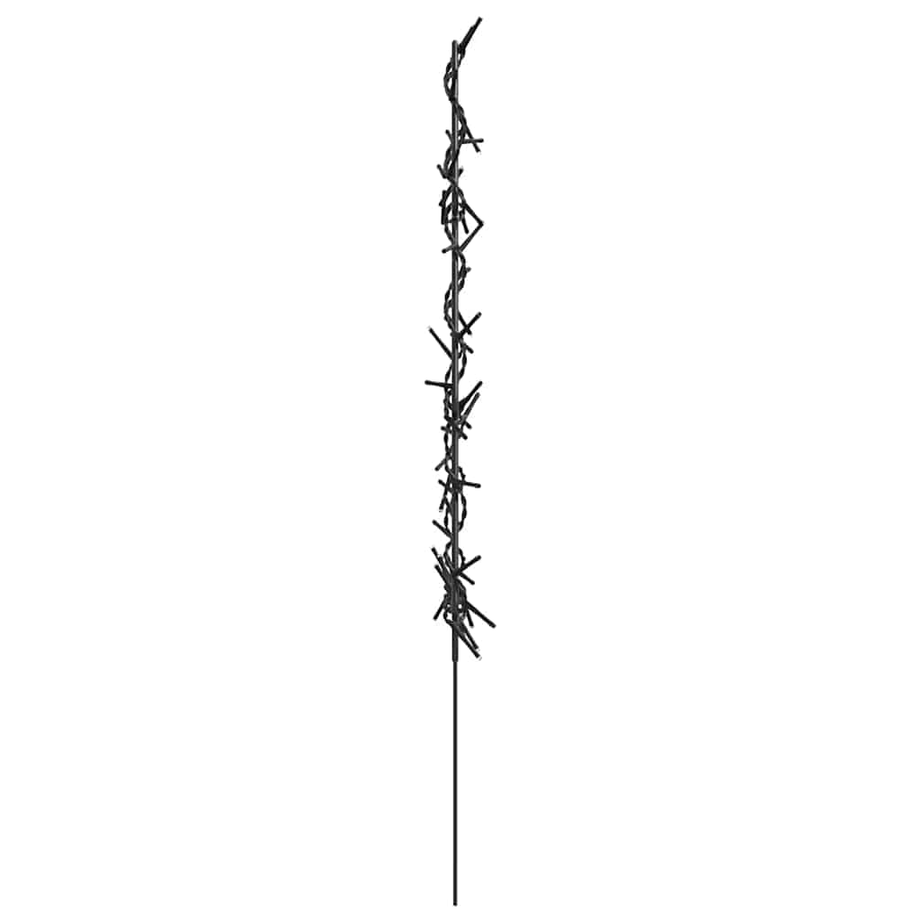vidaXL Christmas Light Decorations with Spikes 3 pcs Tree 50 LEDs 30 cm