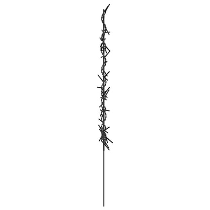 vidaXL Christmas Light Decorations with Spikes 3 pcs Tree 50 LEDs 30 cm