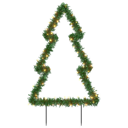 vidaXL Christmas Light Decoration with Spikes Tree 80 LEDs 60 cm