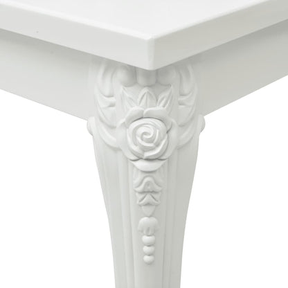vidaXL Coffee Table High Gloss White 100x50x42 cm Engineered Wood