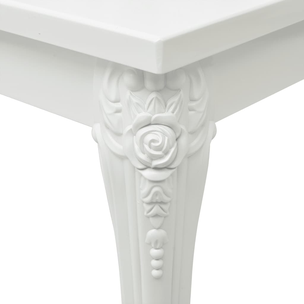 vidaXL Coffee Table High Gloss White 100x50x42 cm Engineered Wood