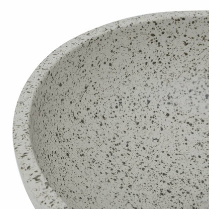 vidaXL Countertop Basin Grey Round Φ41x14 cm Ceramic