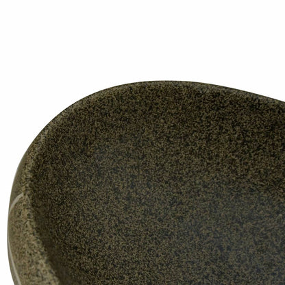 vidaXL Countertop Basin Multicolour Oval 59x40x15 cm Ceramic