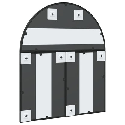 vidaXL Wall Mirror Black 60x70 cm Arch Iron