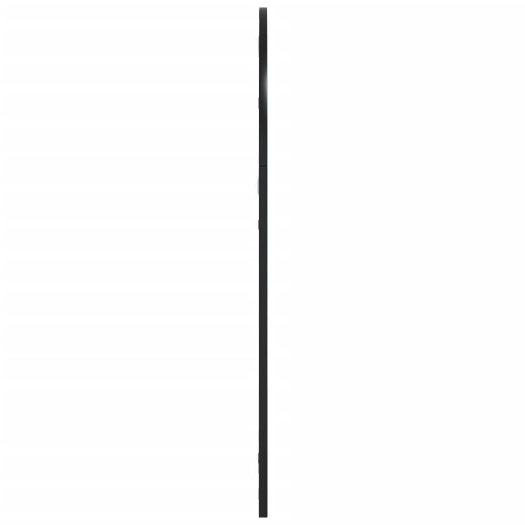 vidaXL Wall Mirror Black 60x90 cm Arch Iron