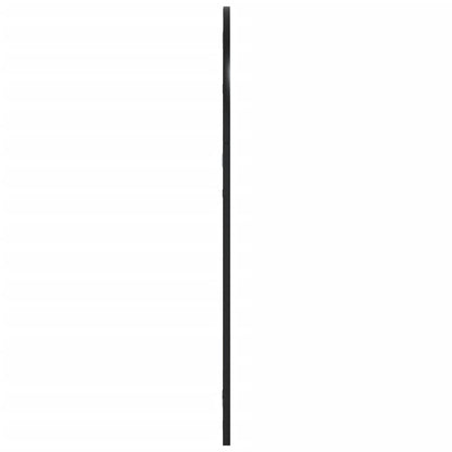 vidaXL Wall Mirror Black 60x90 cm Arch Iron