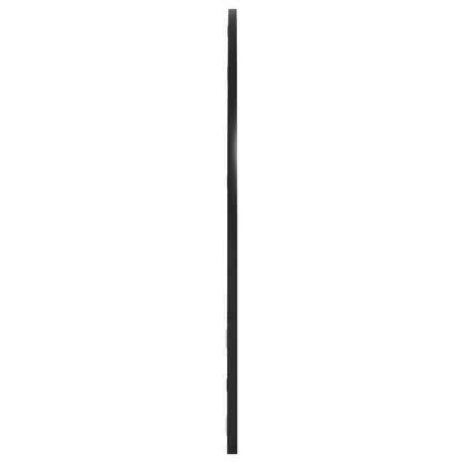 vidaXL Wall Mirror Black 100x70 cm Arch Iron