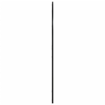 vidaXL Wall Mirror Black 100x110 cm Arch Iron