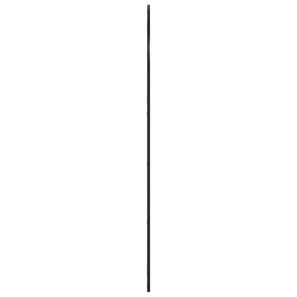 vidaXL Wall Mirror | Black | Glass, Iron | 150 x 100 cm | Minimalistic