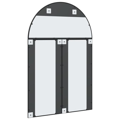 vidaXL Wall Mirror | Black | Glass, Iron | 150 x 100 cm | Minimalistic
