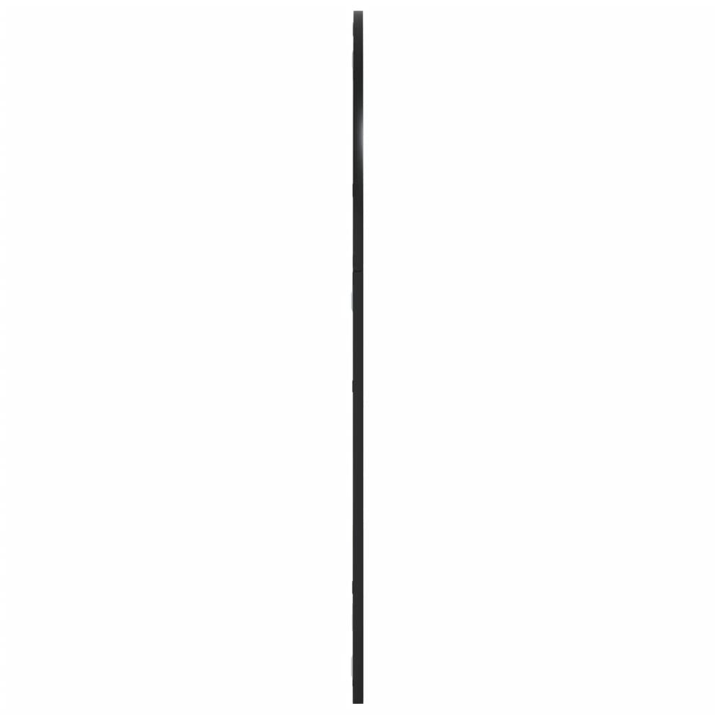 vidaXL Wall Mirror Black 80x100 cm Arch Iron