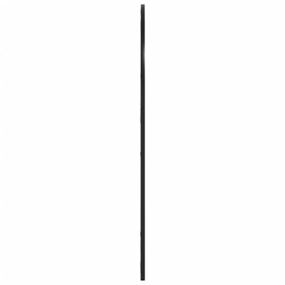 vidaXL Wall Mirror Black 80x100 cm Arch Iron