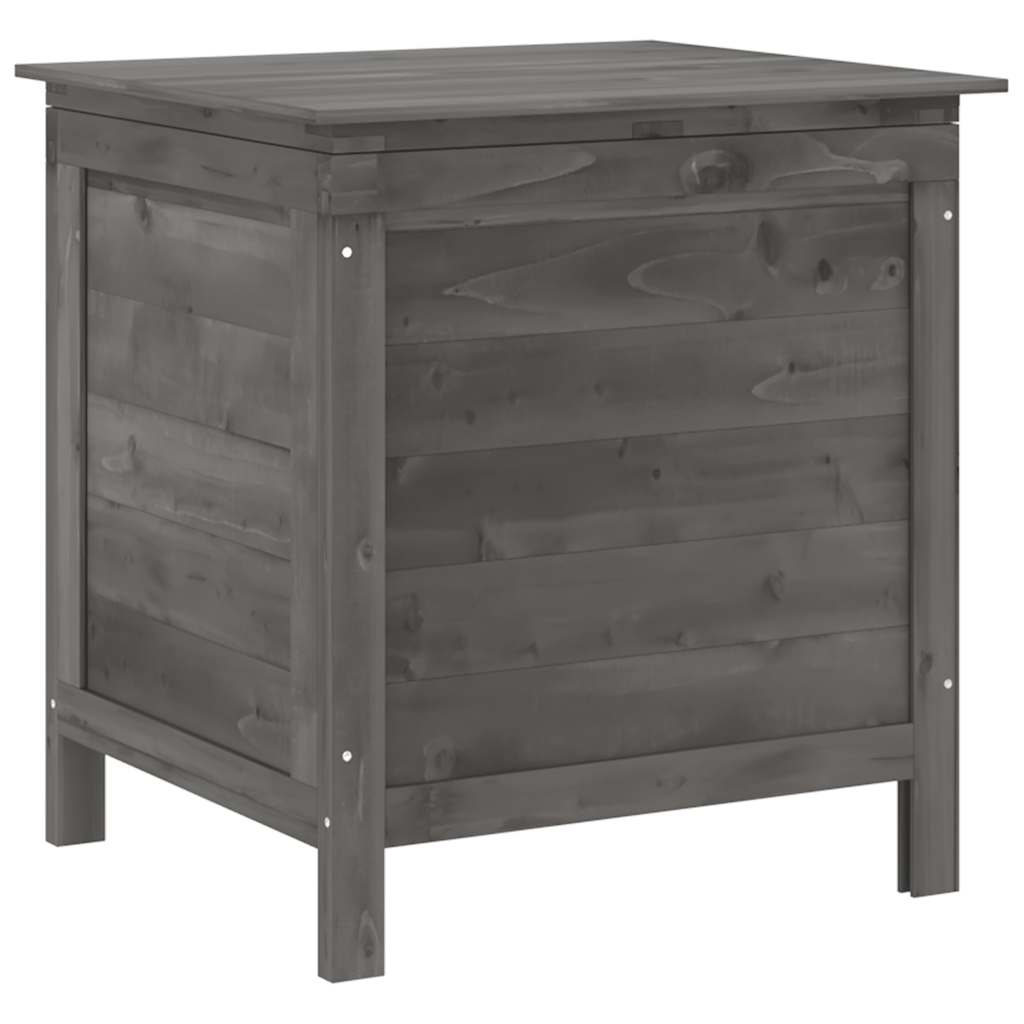 vidaXL Garden Storage Box Anthracite 50x49x56,5 cm Solid Wood Fir