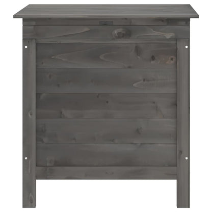 vidaXL Garden Storage Box Anthracite 50x49x56,5 cm Solid Wood Fir