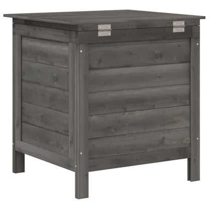 vidaXL Garden Storage Box Anthracite 50x49x56,5 cm Solid Wood Fir