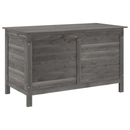 vidaXL Garden Storage Box Anthracite 99x49.5x58.5 cm Solid Wood Fir