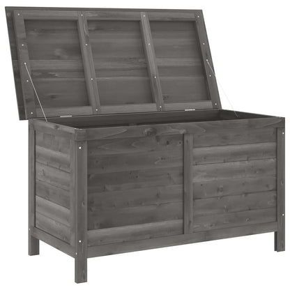 vidaXL Garden Storage Box Anthracite 99x49,5x58,5 cm Solid Wood Fir