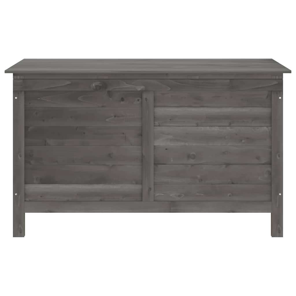 vidaXL Garden Storage Box Anthracite 99x49.5x58.5 cm Solid Wood Fir