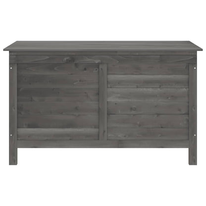 vidaXL Garden Storage Box Anthracite 99x49.5x58.5 cm Solid Wood Fir