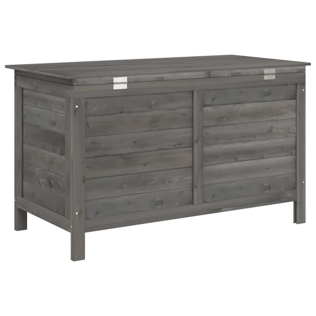 vidaXL Garden Storage Box Anthracite 99x49,5x58,5 cm Solid Wood Fir