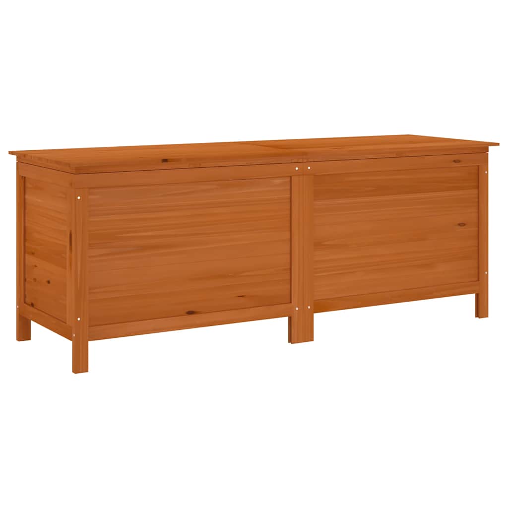 vidaXL Garden Storage Box Brown 150x50x56.5 cm Solid Wood Fir