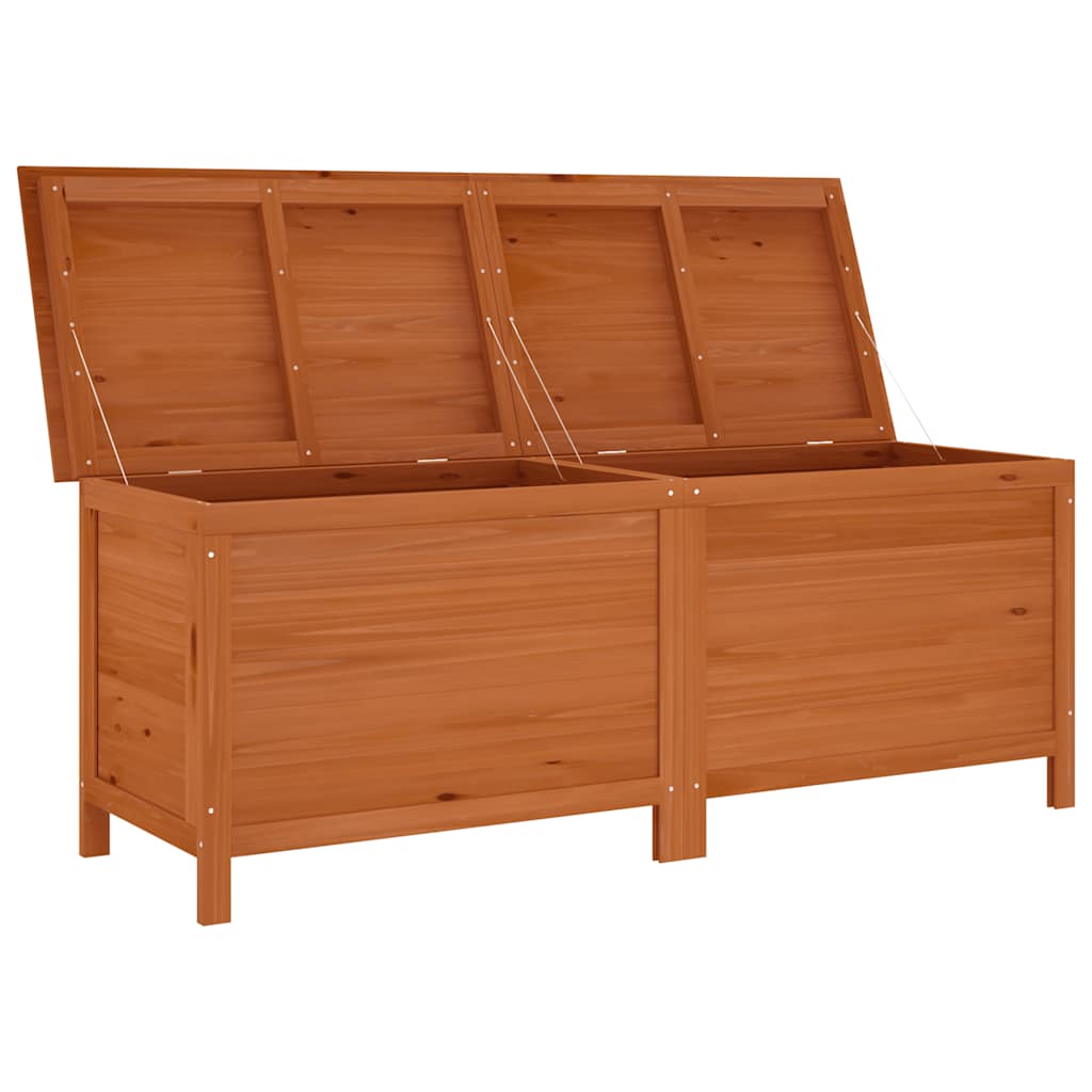 vidaXL Garden Storage Box Brown 150x50x56,5 cm Solid Wood Fir