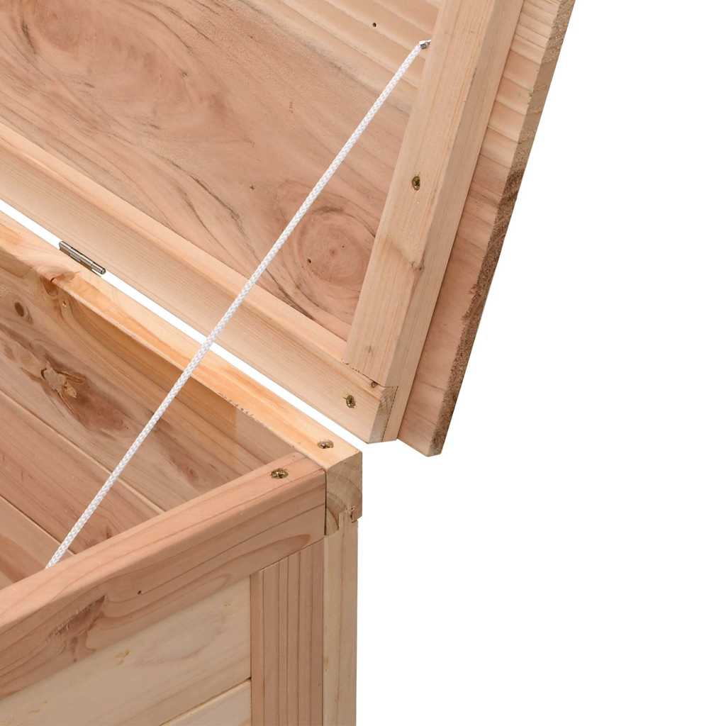 vidaXL Garden Storage Box 198.5x50x56.5 cm Solid Wood Fir