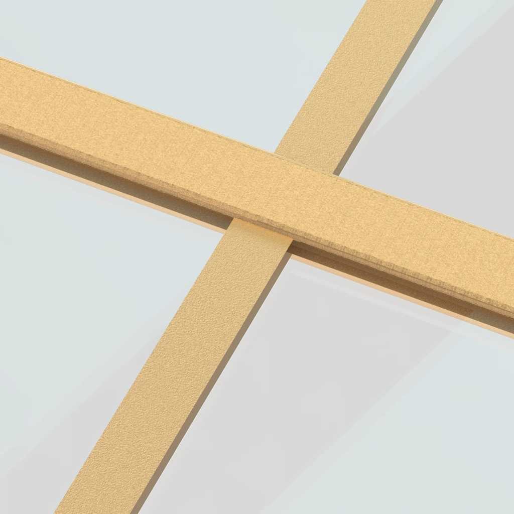 vidaXL Sliding Door Gold 102,5x205 cm Clear ESG Glass and Aluminium