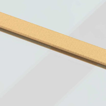 vidaXL Sliding Door Gold 102.5x205 cm Clear ESG Glass and Aluminium