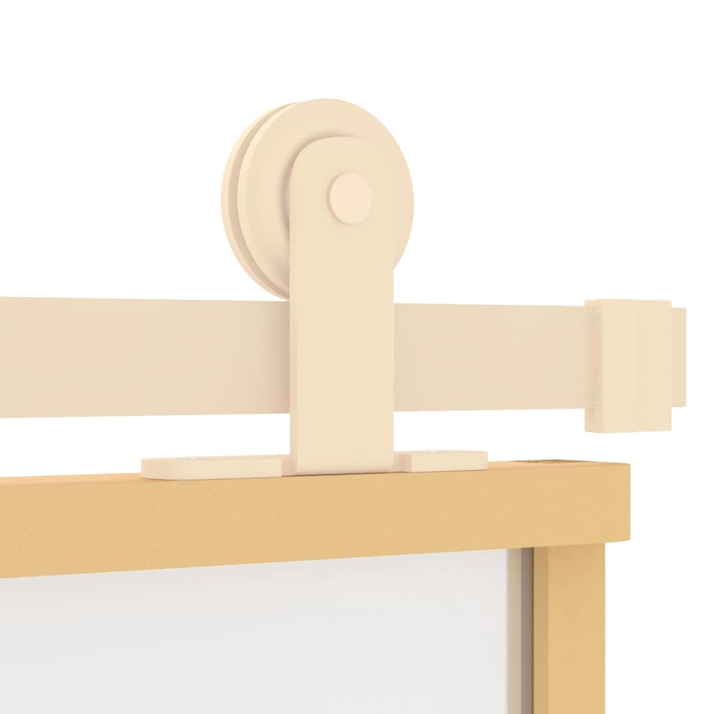 vidaXL Sliding Door Gold 102,5x205 cm Frosted ESG Glass and Aluminium
