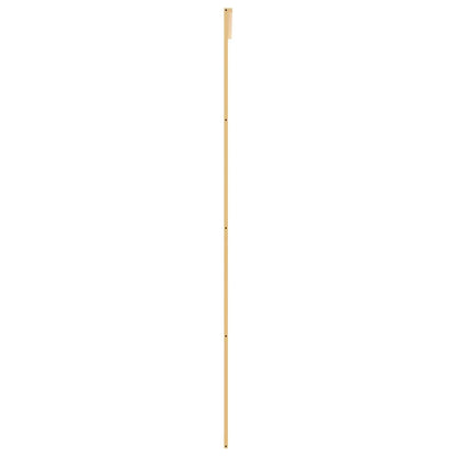vidaXL Sliding Door Gold 102.5x205 cm Clear ESG Glass and Aluminium
