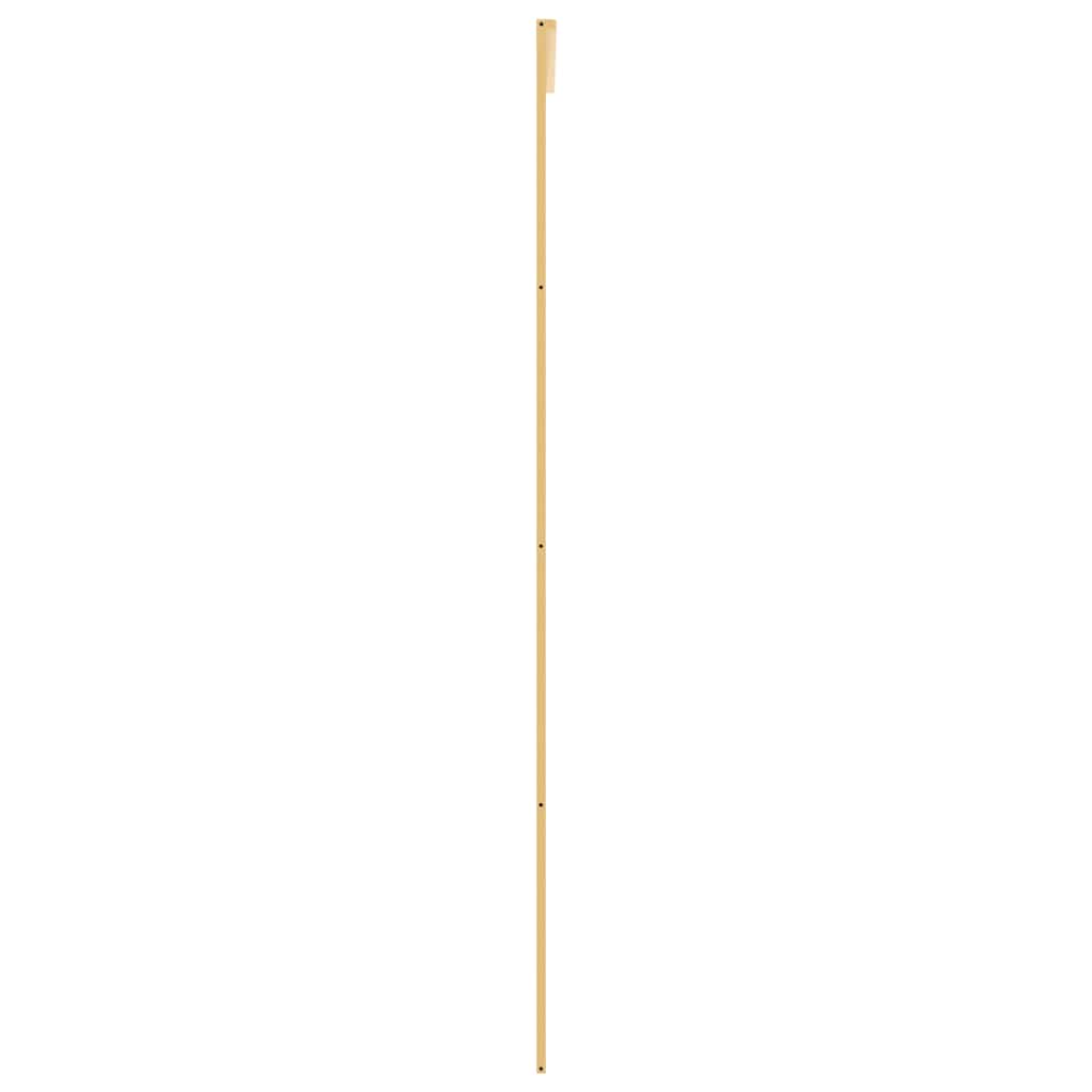 vidaXL Sliding Door Gold 102.5x205 cm Frosted ESG Glass and Aluminium