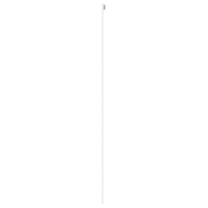 vidaXL Sliding Door White 76x205 cm Tempered Glass and Aluminium