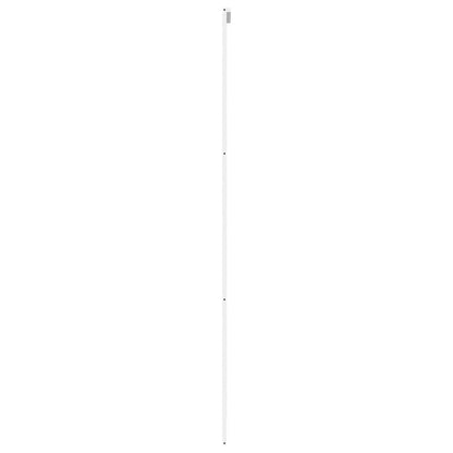 vidaXL Sliding Door White 90x205 cm Tempered Glass and Aluminium