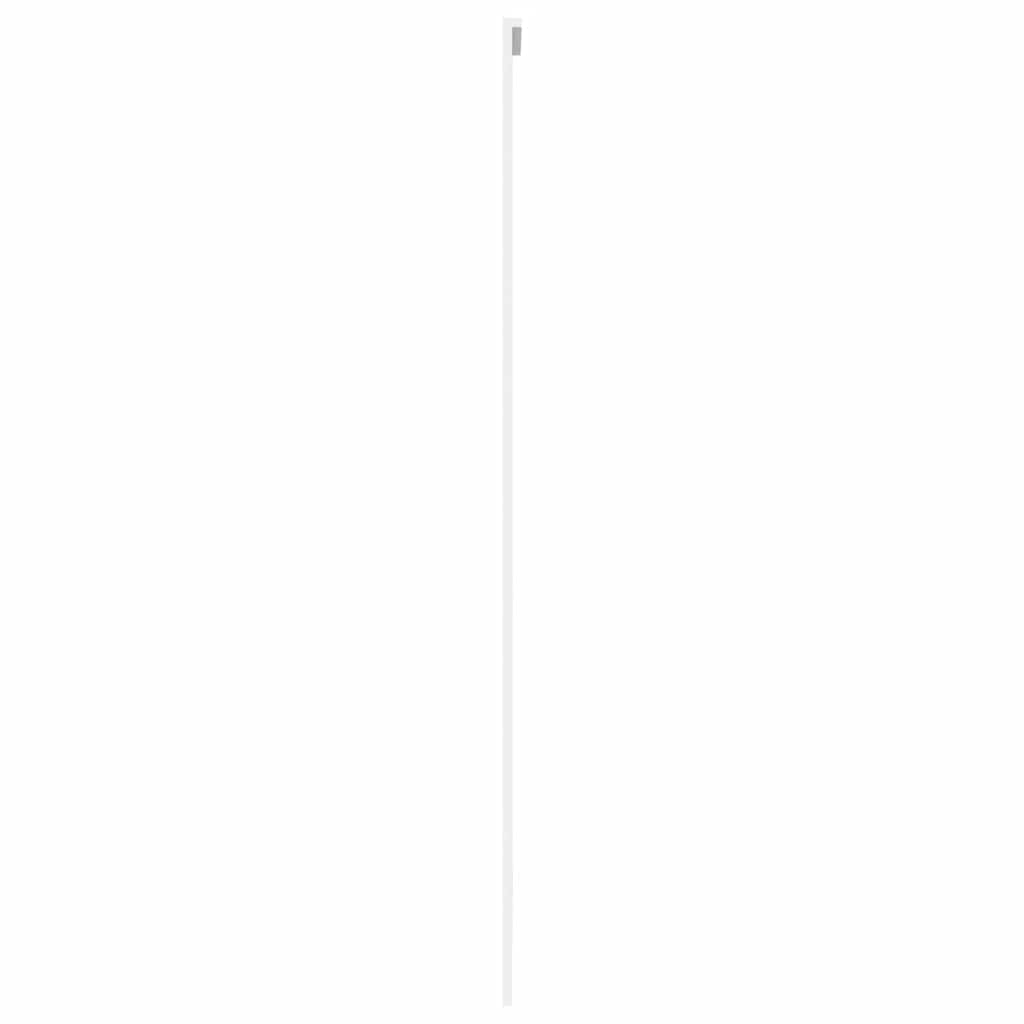 vidaXL Sliding Door White 102.5x205 cm Tempered Glass and Aluminium