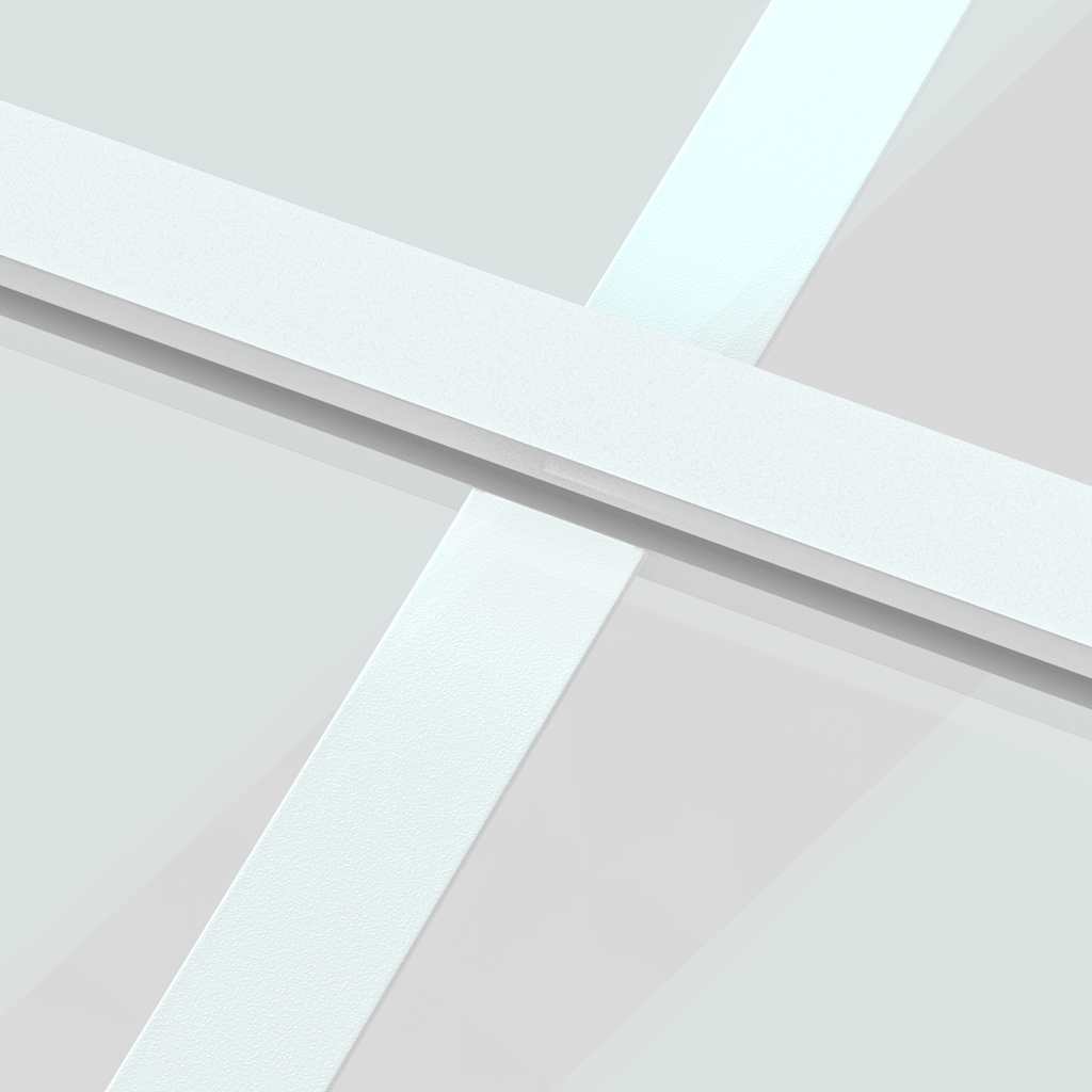 vidaXL Sliding Door White 76x205 cm Tempered Glass and Aluminium
