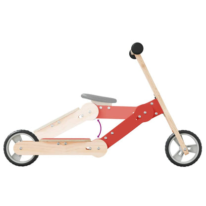 vidaXL Kids Scooter 2-in-1 Red