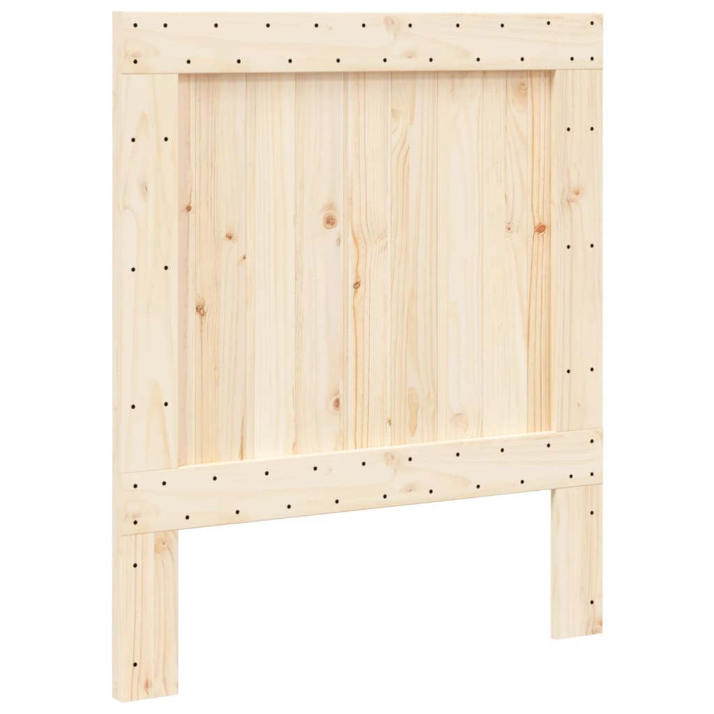 vidaXL Headboard 90x104 cm Solid Wood Pine